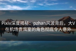 Pixiv深度揭秘：pzhan风波背后，大V在机场贵宾室的角色彻底令人意外