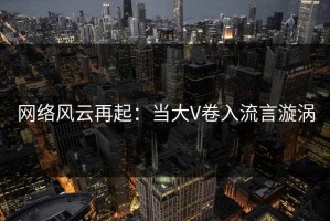 网络风云再起：当大V卷入流言漩涡
