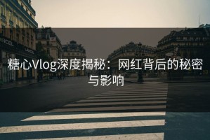 糖心Vlog深度揭秘：网红背后的秘密与影响