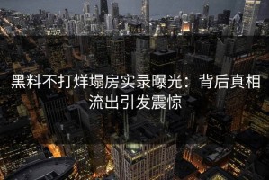 黑料不打烊塌房实录曝光：背后真相流出引发震惊